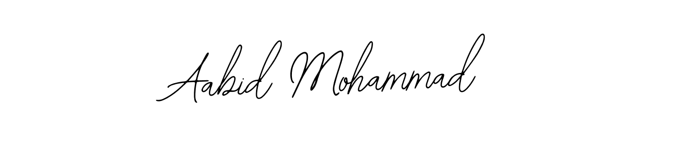 Similarly Bearetta-2O07w is the best handwritten signature design. Signature creator online .You can use it as an online autograph creator for name Aabid Mohammad. Aabid Mohammad signature style 12 images and pictures png