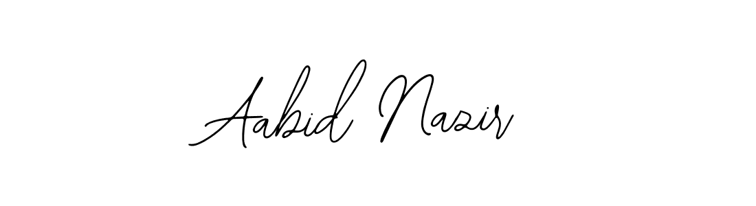 How to make Aabid Nazir signature? Bearetta-2O07w is a professional autograph style. Create handwritten signature for Aabid Nazir name. Aabid Nazir signature style 12 images and pictures png