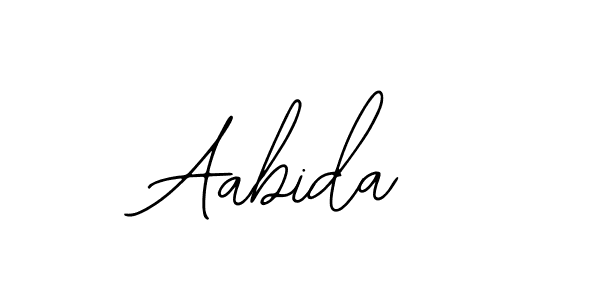 Design your own signature with our free online signature maker. With this signature software, you can create a handwritten (Bearetta-2O07w) signature for name Aabida. Aabida signature style 12 images and pictures png