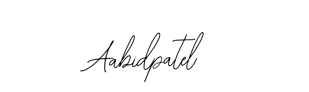 How to make Aabidpatel signature? Bearetta-2O07w is a professional autograph style. Create handwritten signature for Aabidpatel name. Aabidpatel signature style 12 images and pictures png