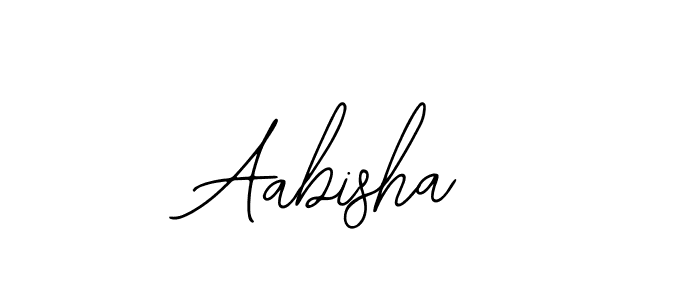 The best way (Bearetta-2O07w) to make a short signature is to pick only two or three words in your name. The name Aabisha include a total of six letters. For converting this name. Aabisha signature style 12 images and pictures png