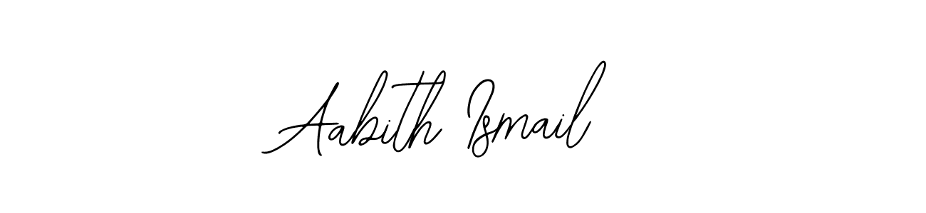 The best way (Bearetta-2O07w) to make a short signature is to pick only two or three words in your name. The name Aabith Ismail include a total of six letters. For converting this name. Aabith Ismail signature style 12 images and pictures png