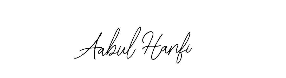 How to Draw Aabul Hanfi signature style? Bearetta-2O07w is a latest design signature styles for name Aabul Hanfi. Aabul Hanfi signature style 12 images and pictures png