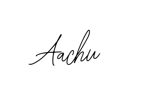 Design your own signature with our free online signature maker. With this signature software, you can create a handwritten (Bearetta-2O07w) signature for name Aachu. Aachu signature style 12 images and pictures png