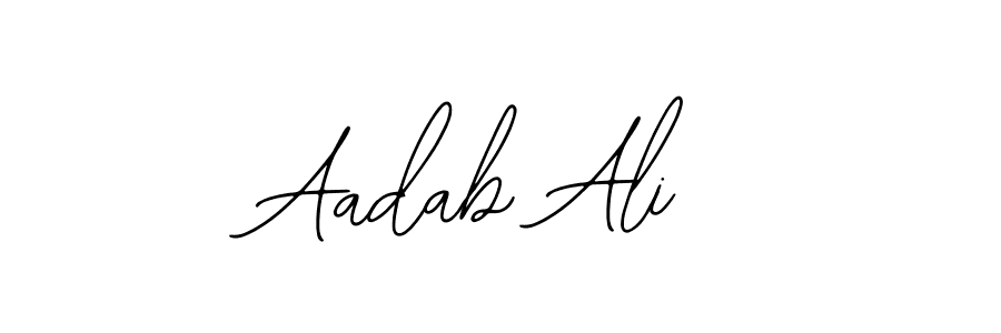 Also we have Aadab Ali name is the best signature style. Create professional handwritten signature collection using Bearetta-2O07w autograph style. Aadab Ali signature style 12 images and pictures png