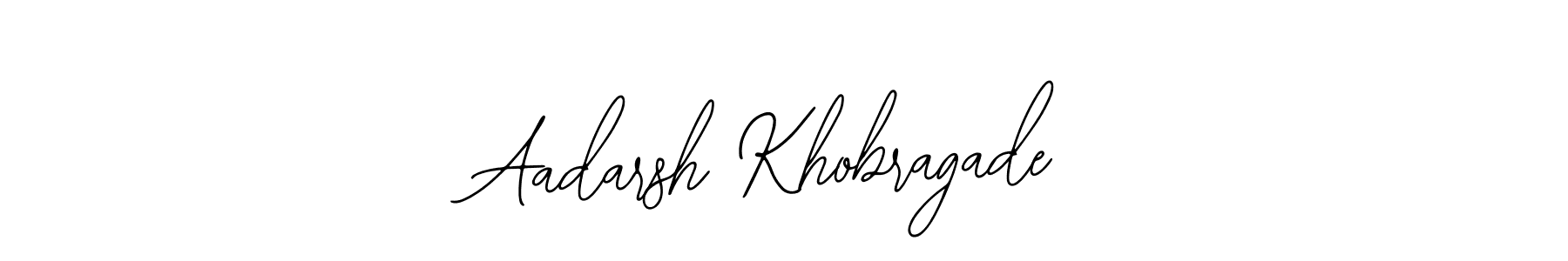 Make a beautiful signature design for name Aadarsh Khobragade. With this signature (Bearetta-2O07w) style, you can create a handwritten signature for free. Aadarsh Khobragade signature style 12 images and pictures png