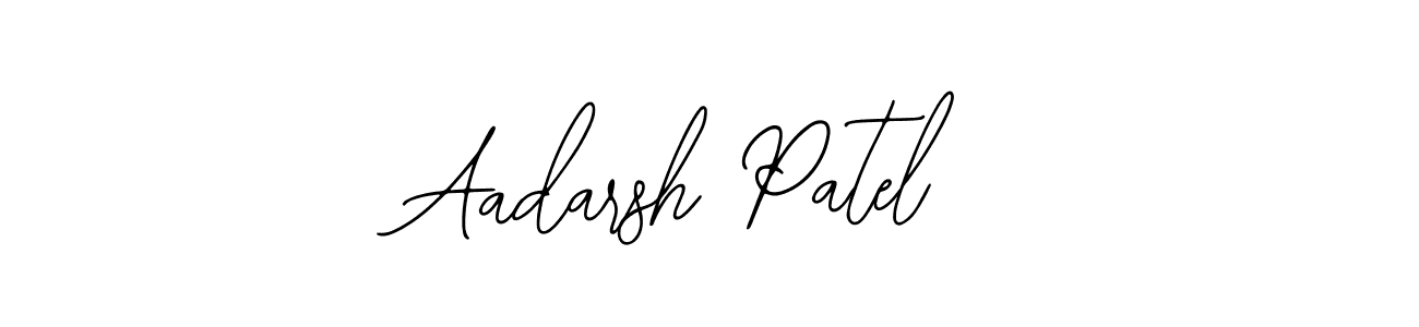 The best way (Bearetta-2O07w) to make a short signature is to pick only two or three words in your name. The name Aadarsh Patel include a total of six letters. For converting this name. Aadarsh Patel signature style 12 images and pictures png