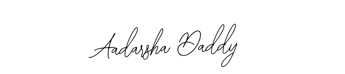 Bearetta-2O07w is a professional signature style that is perfect for those who want to add a touch of class to their signature. It is also a great choice for those who want to make their signature more unique. Get Aadarsha Daddy name to fancy signature for free. Aadarsha Daddy signature style 12 images and pictures png