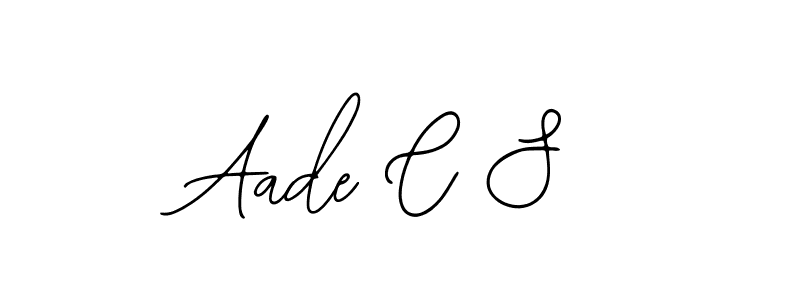 Create a beautiful signature design for name Aade C S. With this signature (Bearetta-2O07w) fonts, you can make a handwritten signature for free. Aade C S signature style 12 images and pictures png