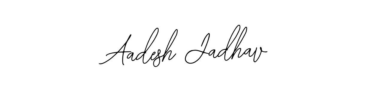 Similarly Bearetta-2O07w is the best handwritten signature design. Signature creator online .You can use it as an online autograph creator for name Aadesh Jadhav. Aadesh Jadhav signature style 12 images and pictures png