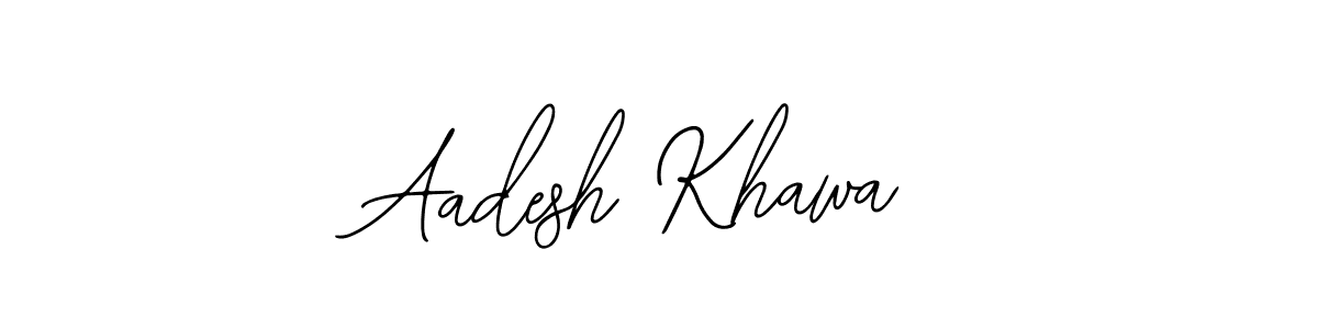 Similarly Bearetta-2O07w is the best handwritten signature design. Signature creator online .You can use it as an online autograph creator for name Aadesh Khawa. Aadesh Khawa signature style 12 images and pictures png