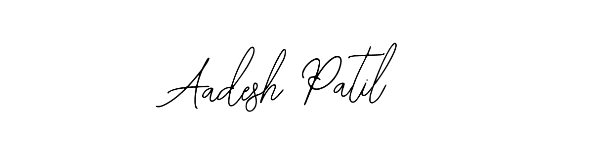 Create a beautiful signature design for name Aadesh Patil. With this signature (Bearetta-2O07w) fonts, you can make a handwritten signature for free. Aadesh Patil signature style 12 images and pictures png