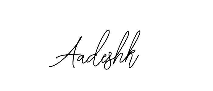 Aadeshk stylish signature style. Best Handwritten Sign (Bearetta-2O07w) for my name. Handwritten Signature Collection Ideas for my name Aadeshk. Aadeshk signature style 12 images and pictures png