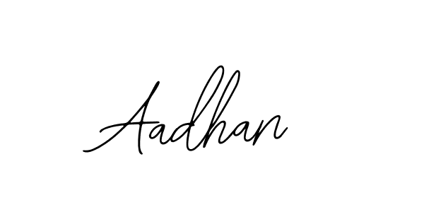 How to make Aadhan signature? Bearetta-2O07w is a professional autograph style. Create handwritten signature for Aadhan name. Aadhan signature style 12 images and pictures png