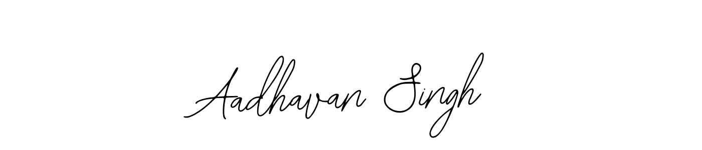 How to make Aadhavan Singh name signature. Use Bearetta-2O07w style for creating short signs online. This is the latest handwritten sign. Aadhavan Singh signature style 12 images and pictures png