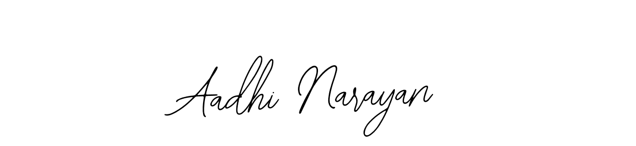 You should practise on your own different ways (Bearetta-2O07w) to write your name (Aadhi Narayan) in signature. don't let someone else do it for you. Aadhi Narayan signature style 12 images and pictures png