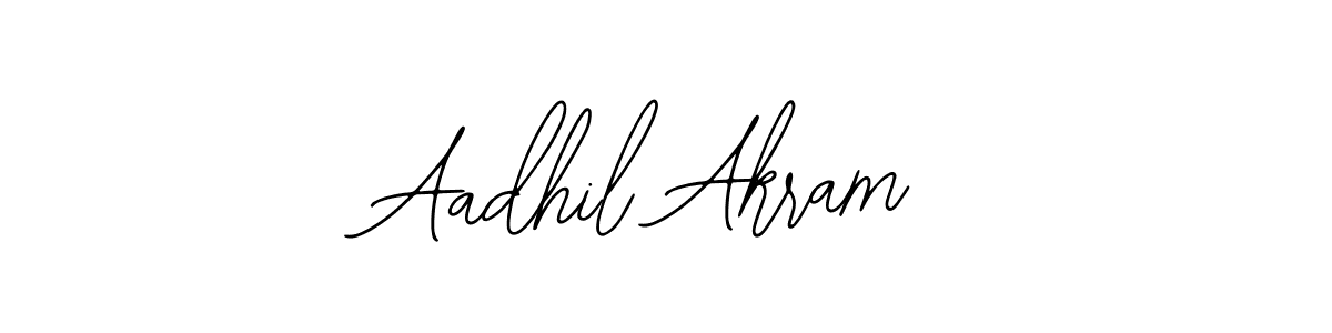 Design your own signature with our free online signature maker. With this signature software, you can create a handwritten (Bearetta-2O07w) signature for name Aadhil Akram. Aadhil Akram signature style 12 images and pictures png