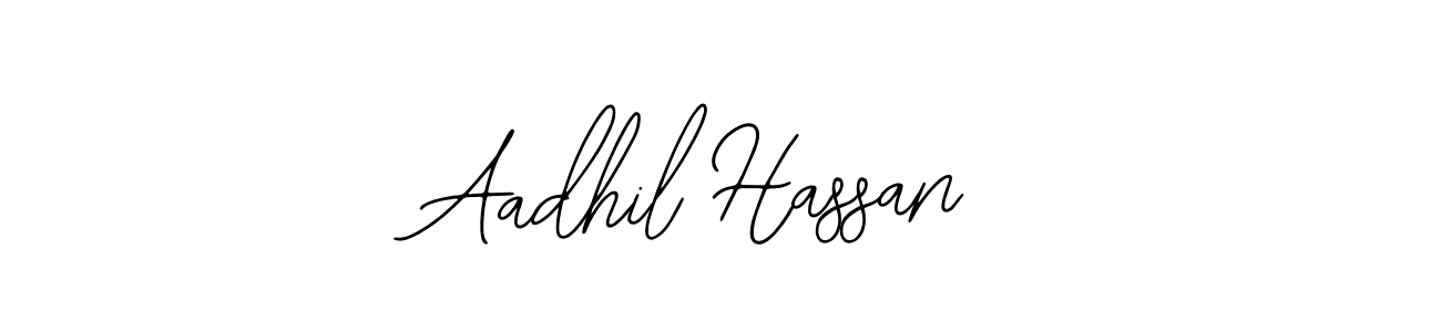 Make a beautiful signature design for name Aadhil Hassan. With this signature (Bearetta-2O07w) style, you can create a handwritten signature for free. Aadhil Hassan signature style 12 images and pictures png