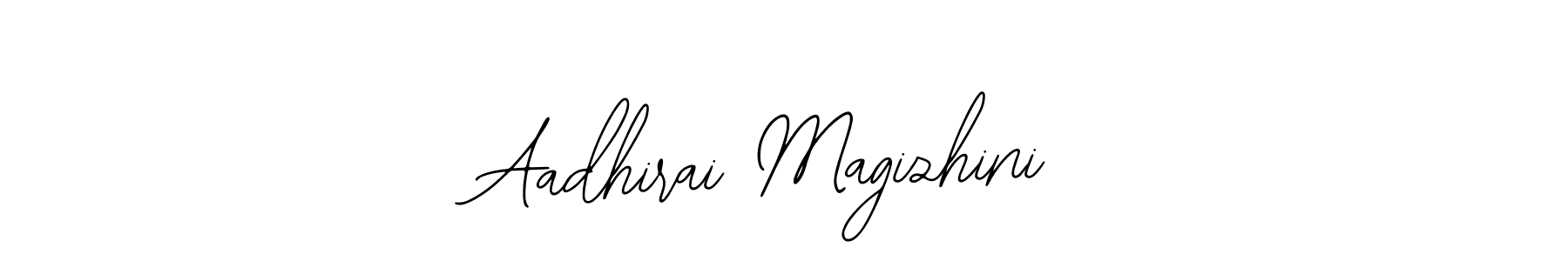 Create a beautiful signature design for name Aadhirai Magizhini. With this signature (Bearetta-2O07w) fonts, you can make a handwritten signature for free. Aadhirai Magizhini signature style 12 images and pictures png