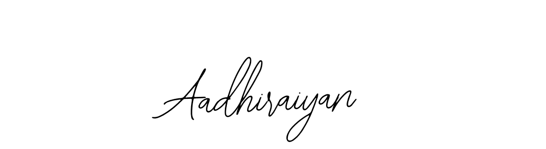 How to make Aadhiraiyan name signature. Use Bearetta-2O07w style for creating short signs online. This is the latest handwritten sign. Aadhiraiyan signature style 12 images and pictures png