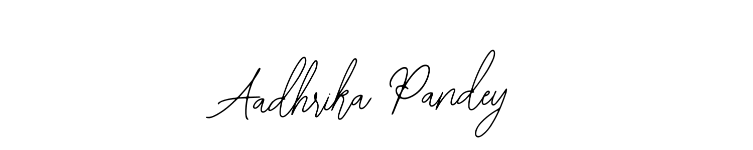 How to make Aadhrika Pandey name signature. Use Bearetta-2O07w style for creating short signs online. This is the latest handwritten sign. Aadhrika Pandey signature style 12 images and pictures png