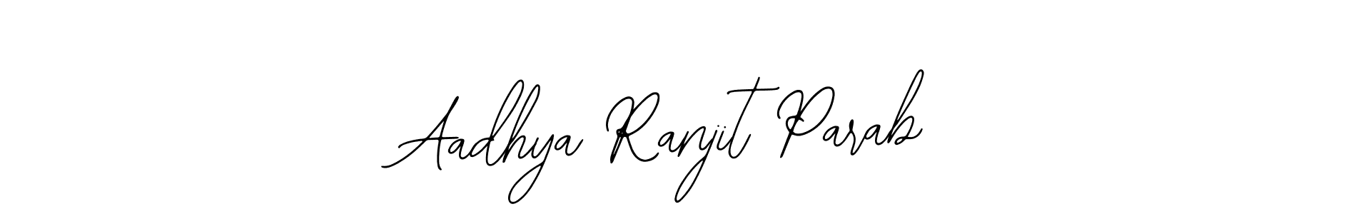 Use a signature maker to create a handwritten signature online. With this signature software, you can design (Bearetta-2O07w) your own signature for name Aadhya Ranjit Parab. Aadhya Ranjit Parab signature style 12 images and pictures png