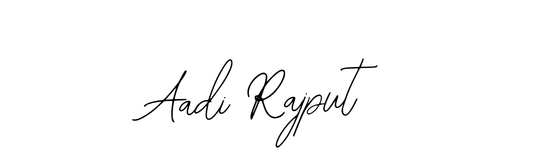 How to make Aadi Rajput name signature. Use Bearetta-2O07w style for creating short signs online. This is the latest handwritten sign. Aadi Rajput signature style 12 images and pictures png