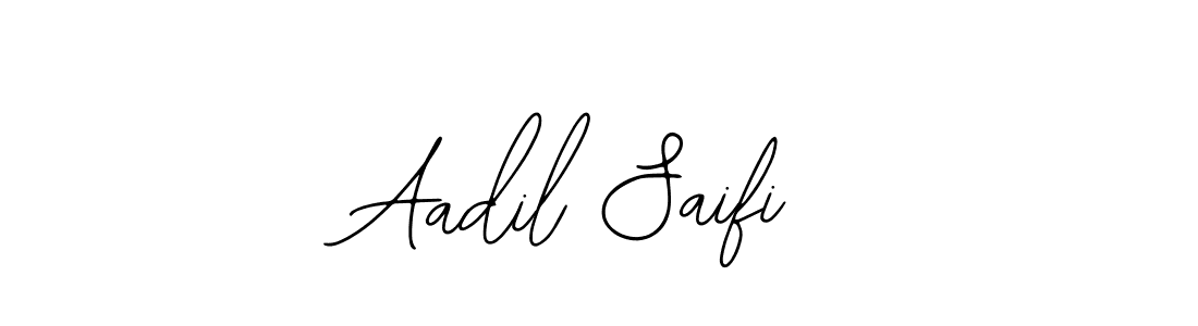 Make a beautiful signature design for name Aadil Saifi. Use this online signature maker to create a handwritten signature for free. Aadil Saifi signature style 12 images and pictures png