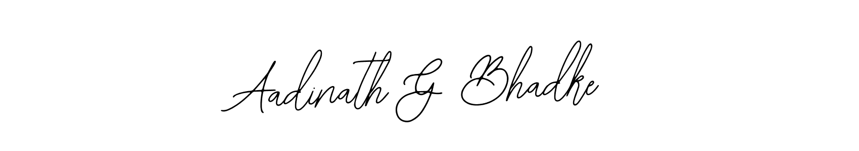 Design your own signature with our free online signature maker. With this signature software, you can create a handwritten (Bearetta-2O07w) signature for name Aadinath G Bhadke. Aadinath G Bhadke signature style 12 images and pictures png