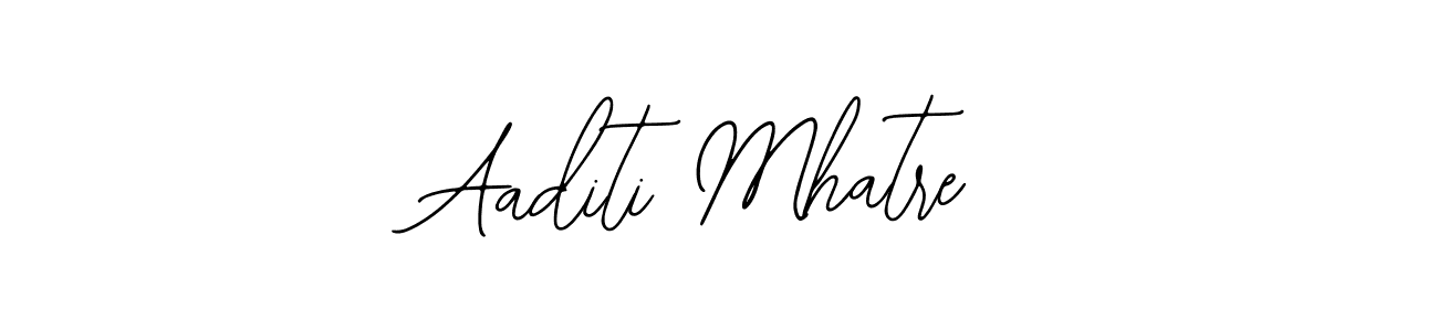 Also You can easily find your signature by using the search form. We will create Aaditi Mhatre name handwritten signature images for you free of cost using Bearetta-2O07w sign style. Aaditi Mhatre signature style 12 images and pictures png