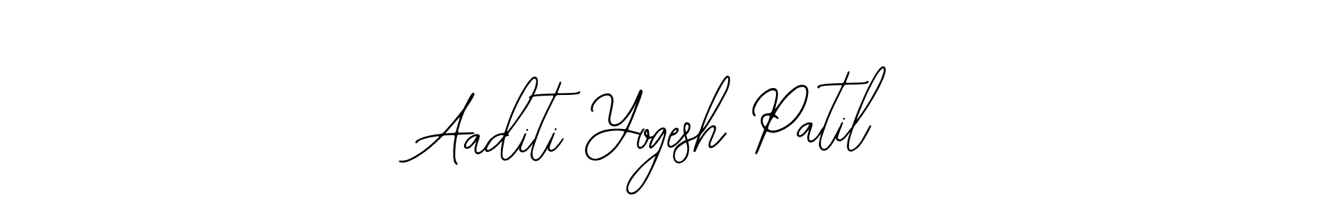 Use a signature maker to create a handwritten signature online. With this signature software, you can design (Bearetta-2O07w) your own signature for name Aaditi Yogesh Patil. Aaditi Yogesh Patil signature style 12 images and pictures png