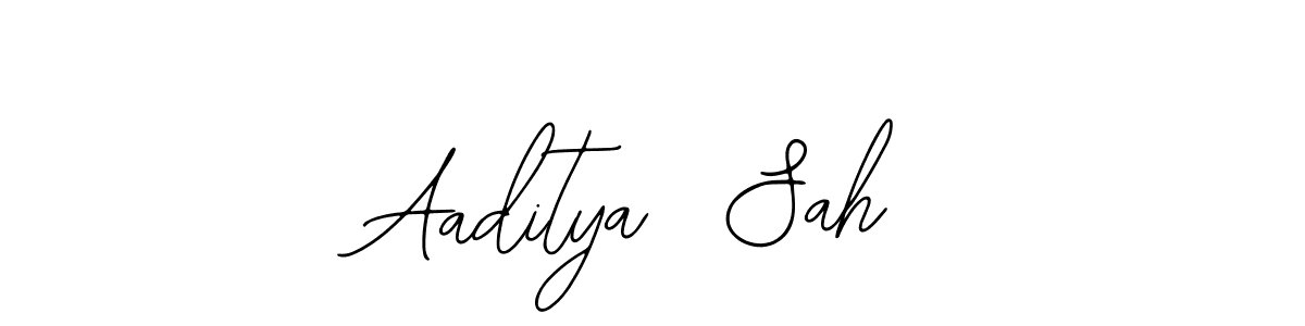 Bearetta-2O07w is a professional signature style that is perfect for those who want to add a touch of class to their signature. It is also a great choice for those who want to make their signature more unique. Get Aaditya  Sah name to fancy signature for free. Aaditya  Sah signature style 12 images and pictures png