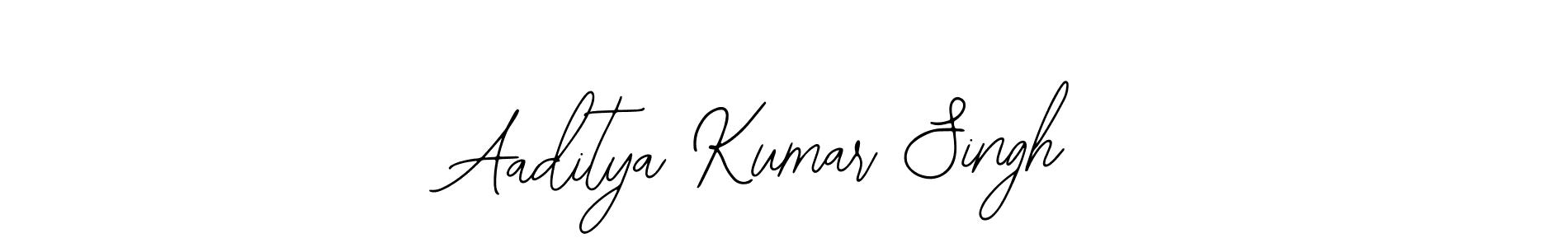 Create a beautiful signature design for name Aaditya Kumar Singh. With this signature (Bearetta-2O07w) fonts, you can make a handwritten signature for free. Aaditya Kumar Singh signature style 12 images and pictures png