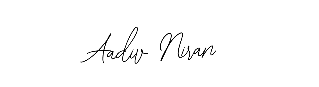 Similarly Bearetta-2O07w is the best handwritten signature design. Signature creator online .You can use it as an online autograph creator for name Aadiv Niran. Aadiv Niran signature style 12 images and pictures png