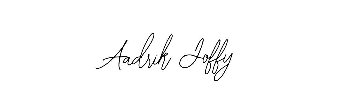Design your own signature with our free online signature maker. With this signature software, you can create a handwritten (Bearetta-2O07w) signature for name Aadrik Joffy. Aadrik Joffy signature style 12 images and pictures png