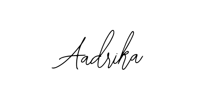 Make a beautiful signature design for name Aadrika. With this signature (Bearetta-2O07w) style, you can create a handwritten signature for free. Aadrika signature style 12 images and pictures png