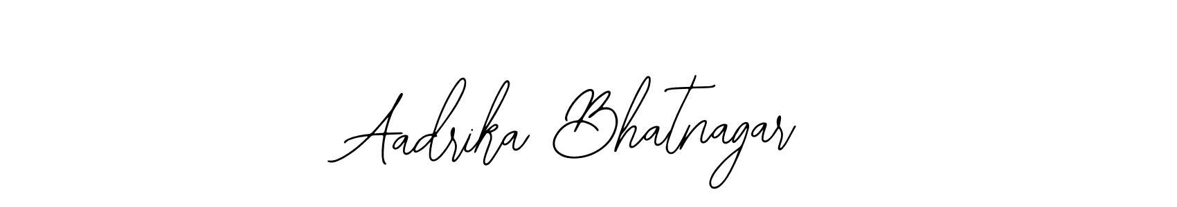Design your own signature with our free online signature maker. With this signature software, you can create a handwritten (Bearetta-2O07w) signature for name Aadrika Bhatnagar. Aadrika Bhatnagar signature style 12 images and pictures png