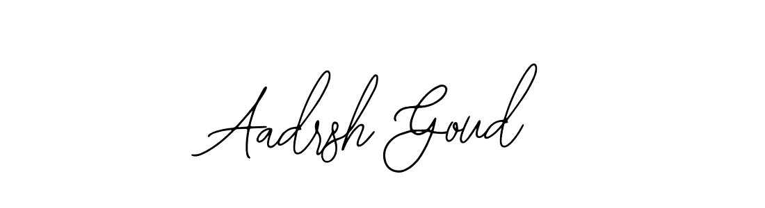 How to make Aadrsh Goud signature? Bearetta-2O07w is a professional autograph style. Create handwritten signature for Aadrsh Goud name. Aadrsh Goud signature style 12 images and pictures png