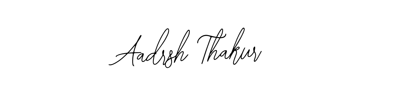 You should practise on your own different ways (Bearetta-2O07w) to write your name (Aadrsh Thakur) in signature. don't let someone else do it for you. Aadrsh Thakur signature style 12 images and pictures png