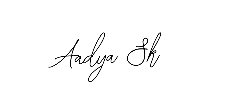 Design your own signature with our free online signature maker. With this signature software, you can create a handwritten (Bearetta-2O07w) signature for name Aadya Sk. Aadya Sk signature style 12 images and pictures png