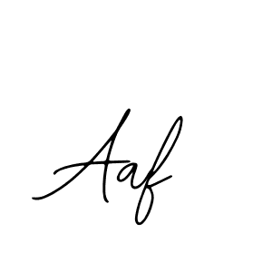 Create a beautiful signature design for name Aaf. With this signature (Bearetta-2O07w) fonts, you can make a handwritten signature for free. Aaf signature style 12 images and pictures png