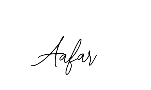 How to make Aafar name signature. Use Bearetta-2O07w style for creating short signs online. This is the latest handwritten sign. Aafar signature style 12 images and pictures png