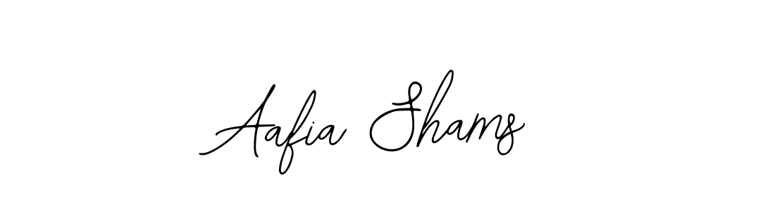 Also we have Aafia Shams name is the best signature style. Create professional handwritten signature collection using Bearetta-2O07w autograph style. Aafia Shams signature style 12 images and pictures png