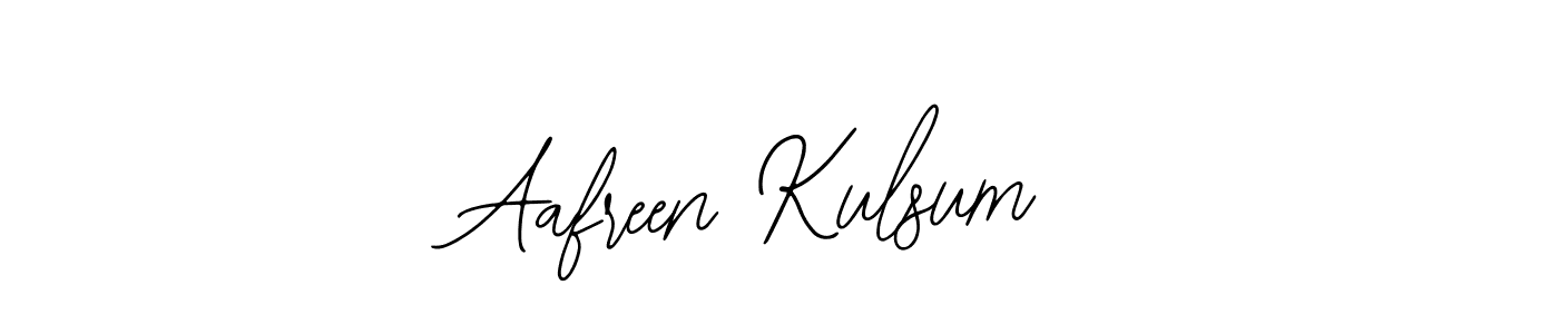 Use a signature maker to create a handwritten signature online. With this signature software, you can design (Bearetta-2O07w) your own signature for name Aafreen Kulsum. Aafreen Kulsum signature style 12 images and pictures png