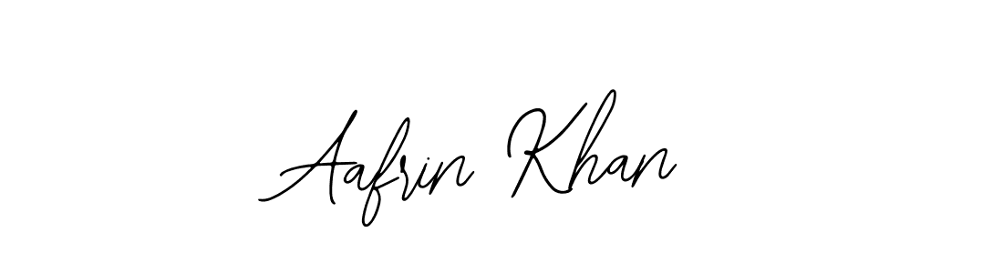 Bearetta-2O07w is a professional signature style that is perfect for those who want to add a touch of class to their signature. It is also a great choice for those who want to make their signature more unique. Get Aafrin Khan name to fancy signature for free. Aafrin Khan signature style 12 images and pictures png