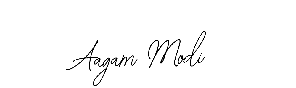 Also we have Aagam Modi name is the best signature style. Create professional handwritten signature collection using Bearetta-2O07w autograph style. Aagam Modi signature style 12 images and pictures png