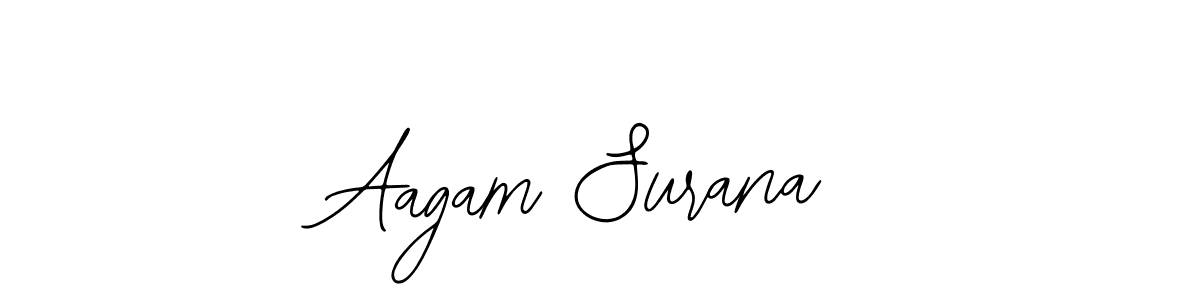Similarly Bearetta-2O07w is the best handwritten signature design. Signature creator online .You can use it as an online autograph creator for name Aagam Surana. Aagam Surana signature style 12 images and pictures png