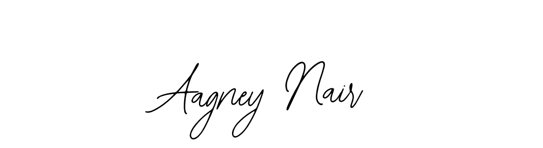 if you are searching for the best signature style for your name Aagney Nair. so please give up your signature search. here we have designed multiple signature styles  using Bearetta-2O07w. Aagney Nair signature style 12 images and pictures png