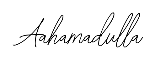Enhance your business communications with Aahamadulla signature in Bearetta-2O07w lettering. Clean, modern, and universally compatible. Aahamadulla signature style 12 images and pictures png