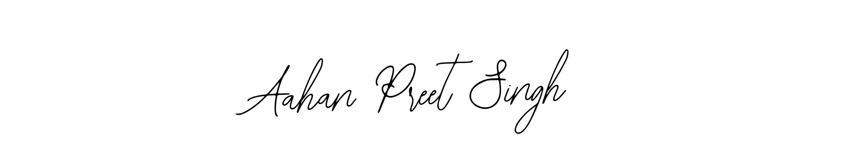 Use a signature maker to create a handwritten signature online. With this signature software, you can design (Bearetta-2O07w) your own signature for name Aahan Preet Singh. Aahan Preet Singh signature style 12 images and pictures png